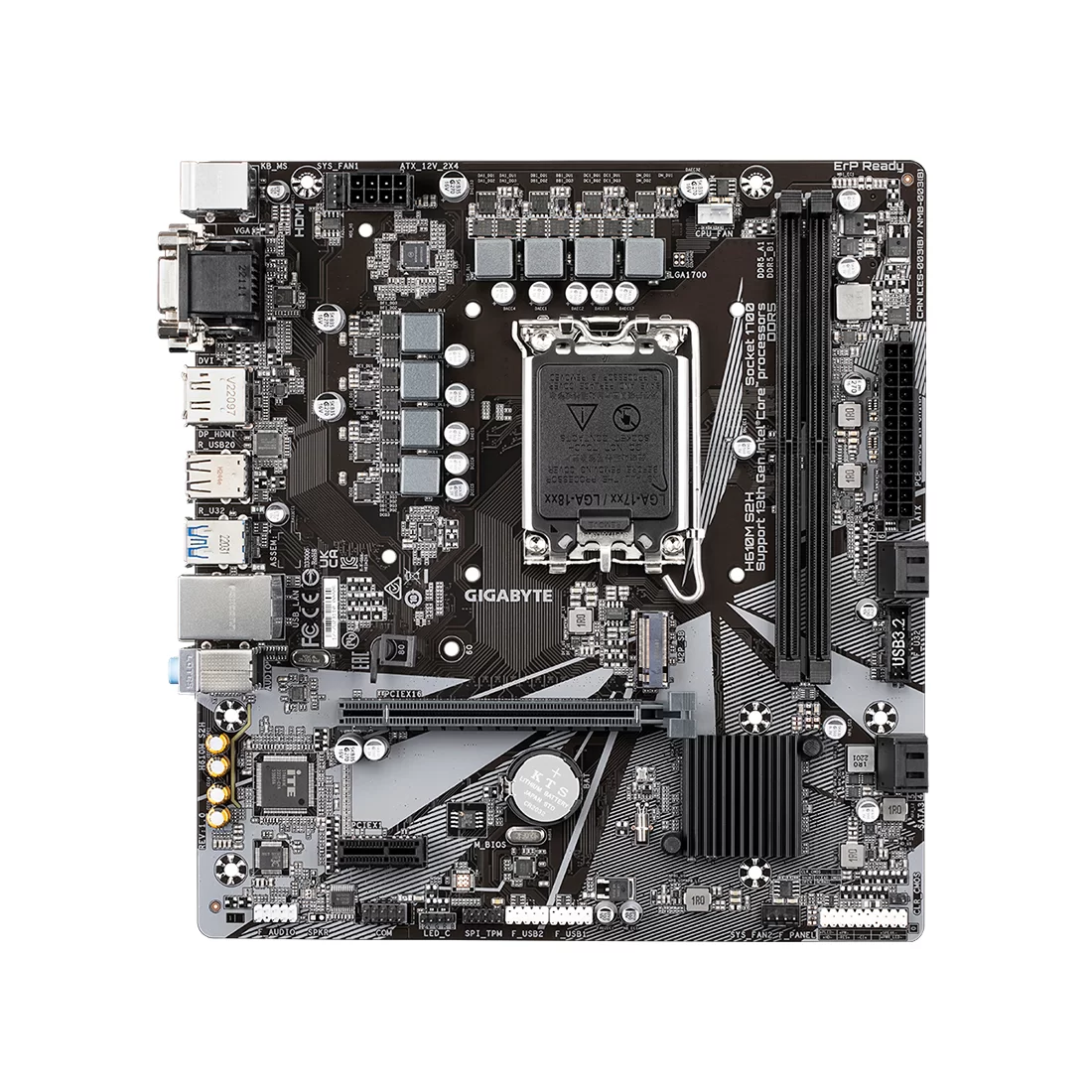 Материнская плата Gigabyte H610M S2H, LGA1700 – купить недорого с доставкой по Алматы и Казахстану
