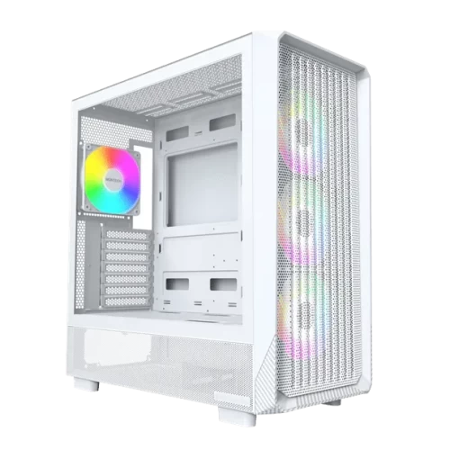 Корпус Montech X5 (W) E-ATX/ATX/Micro-ATX/Mini-ITX 1xUSB3.0 1xUSB2.0 1xType-C 1xAudio Белый