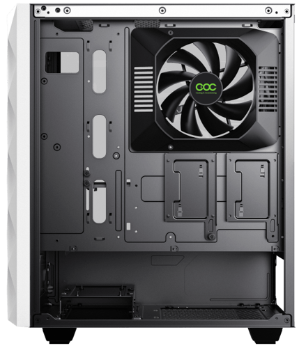 Корпус GameMax Diamond COC White, MATX, 1x120FAN, 1x140COC, без БП