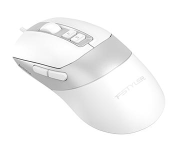 Мышь проводная A4Tech Fstyler FM50S Plus, 7 кнопок, 4000 dpi, белая