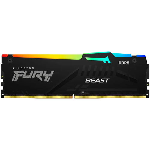 Оперативная память Kingston FURY Beast RGB 8GB DDR5-5600 DIMM (KF556C40BBA-8) — оперативная память RAM