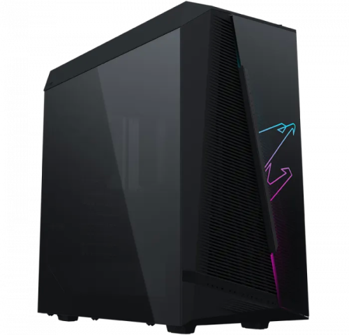 Игровой корпус для ПК Gigabyte AORUS C450 GLASS, RGB Fusion, MidTower, Mini ITX /Micro ATX /ATX,GPU up to 320mm,TG,Black – купить недорого с доставкой по Алматы и Казахстану