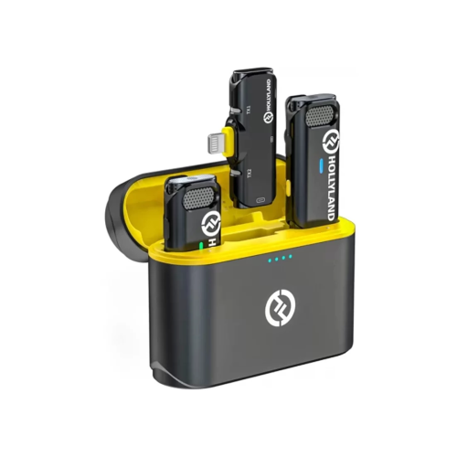 Петличный микрофон Hollyland Lark C1 DUO Lightning Черный – купить недорого с доставкой по Алматы и Казахстану