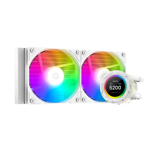Система водяного охлаждения ID-Cooling SL240 XE White, сокеты S1700/1200/2011/2066/115x/AMD — купить в Казахстане | neom.kz
