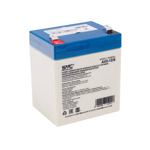 Аккумуляторная батарея SVC AV5-12/S 12В 5 Ач – купить недорого с доставкой по Алматы и Казахстану
