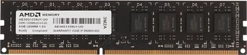 Оперативная память AMD Radeon R3 Value Series 8GB DDR3-1333 DIMM (R338G1339U2S-U) — оперативная память RAM