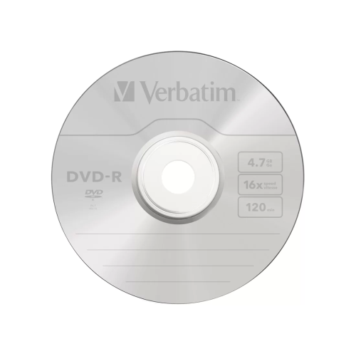 Диск DVD-R Verbatim (43547) 4.7GB 1штука Незаписанный – купить недорого с доставкой по Алматы и Казахстану