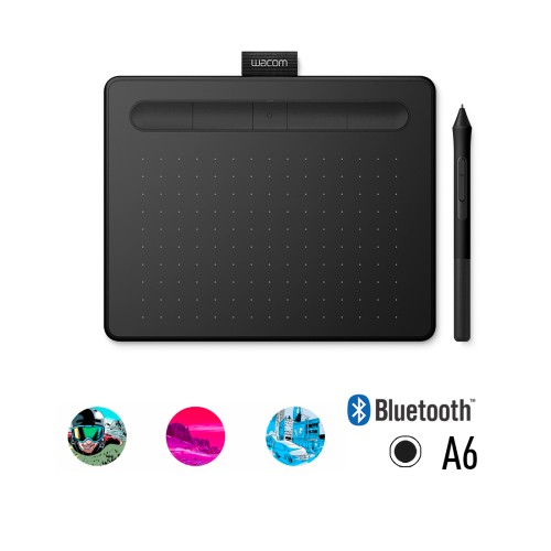 Графический планшет Wacom Intuos Small Bluetooth (CTL-4100WLK-N) Чёрный — купить в Казахстане | neom.kz