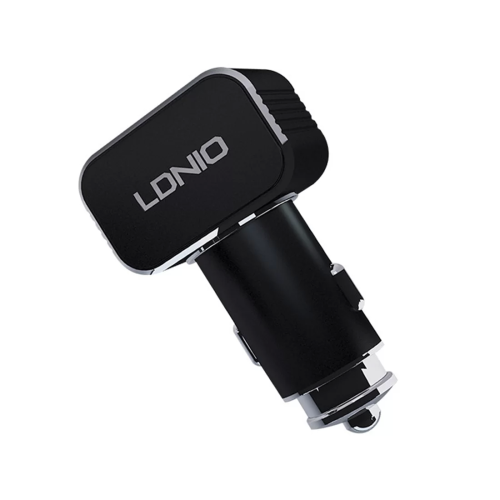 Автомобильное зарядное устройство LDNIO C306 2*USB-A 18W 5V-3.6A Auto Lightning Чёрный — купить в Казахстане | neom.kz