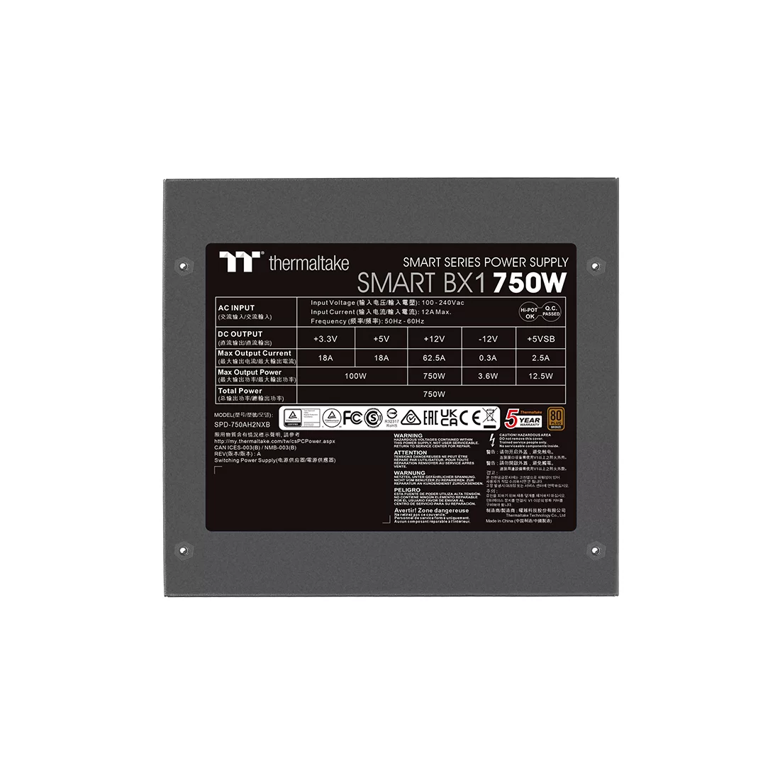 Блок питания Thermaltake Smart BX1 D2D 750W (Bronze) – купить недорого с доставкой по Алматы и Казахстану фото 2