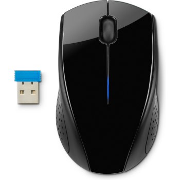 Мышь беспроводная HP 220 3FV66AA, 3 кнопки, 1000 dpi, чёрная — купить в Казахстане | neom.kz