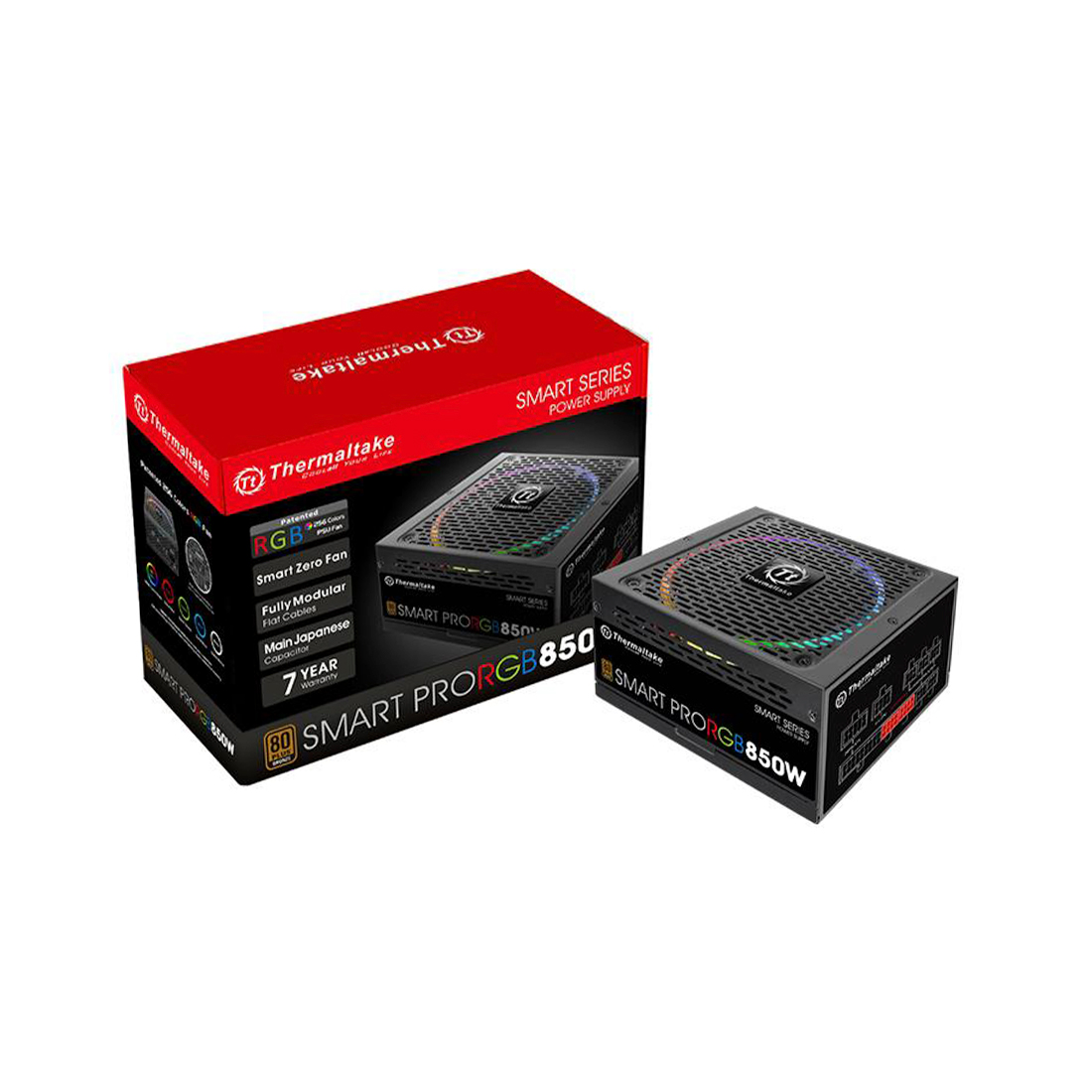 Блок питания Thermaltake Smart Pro RGB 850W 80 PLUS Bronze (PS-SPR-0850FPCBEU-R) – купить недорого с доставкой по Алматы и Казахстану