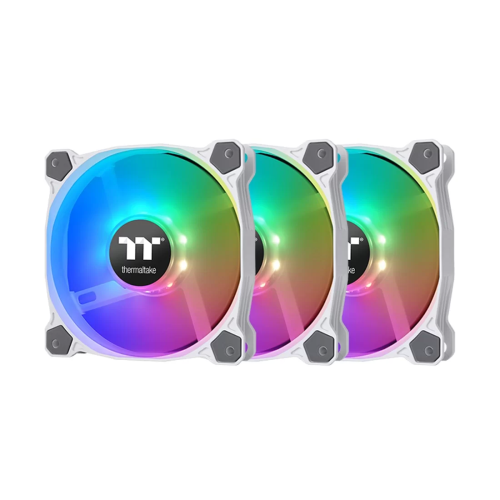 Кулер для компьютерного корпуса Thermaltake Pure 12 ARGB Sync (3-Fan Pack) White — купить в Казахстане | neom.kz