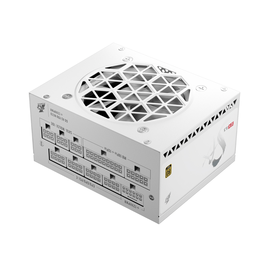 Блок питания 1STPLAYER 850W 80 PLUS Gold SFX White (SFX-PLT-850-WH-EU) – купить недорого с доставкой по Алматы и Казахстану фото 3