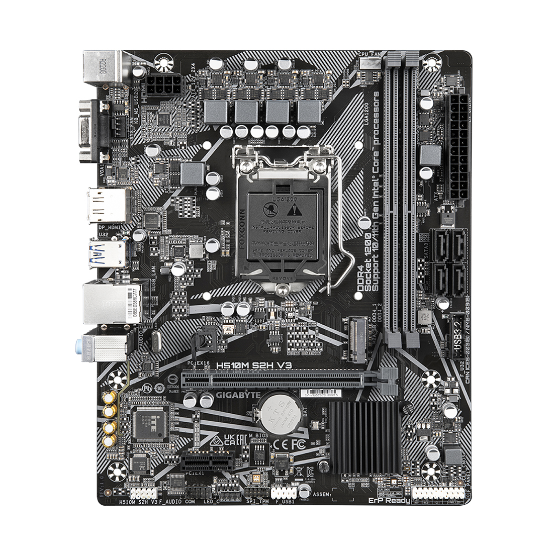 Материнская плата Gigabyte H510M S2H V3 фото 2