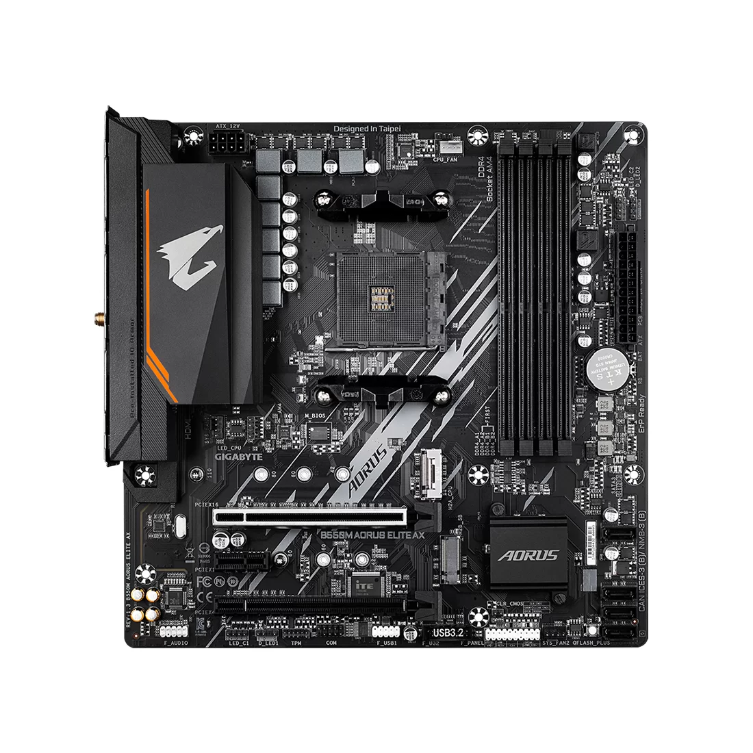 Материнская плата Gigabyte B550M AORUS ELITE AX – купить недорого с доставкой по Алматы и Казахстану