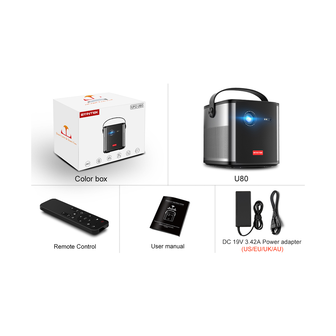 Проектор BYINTEK U80 – купить недорого с доставкой по Алматы и Казахстану