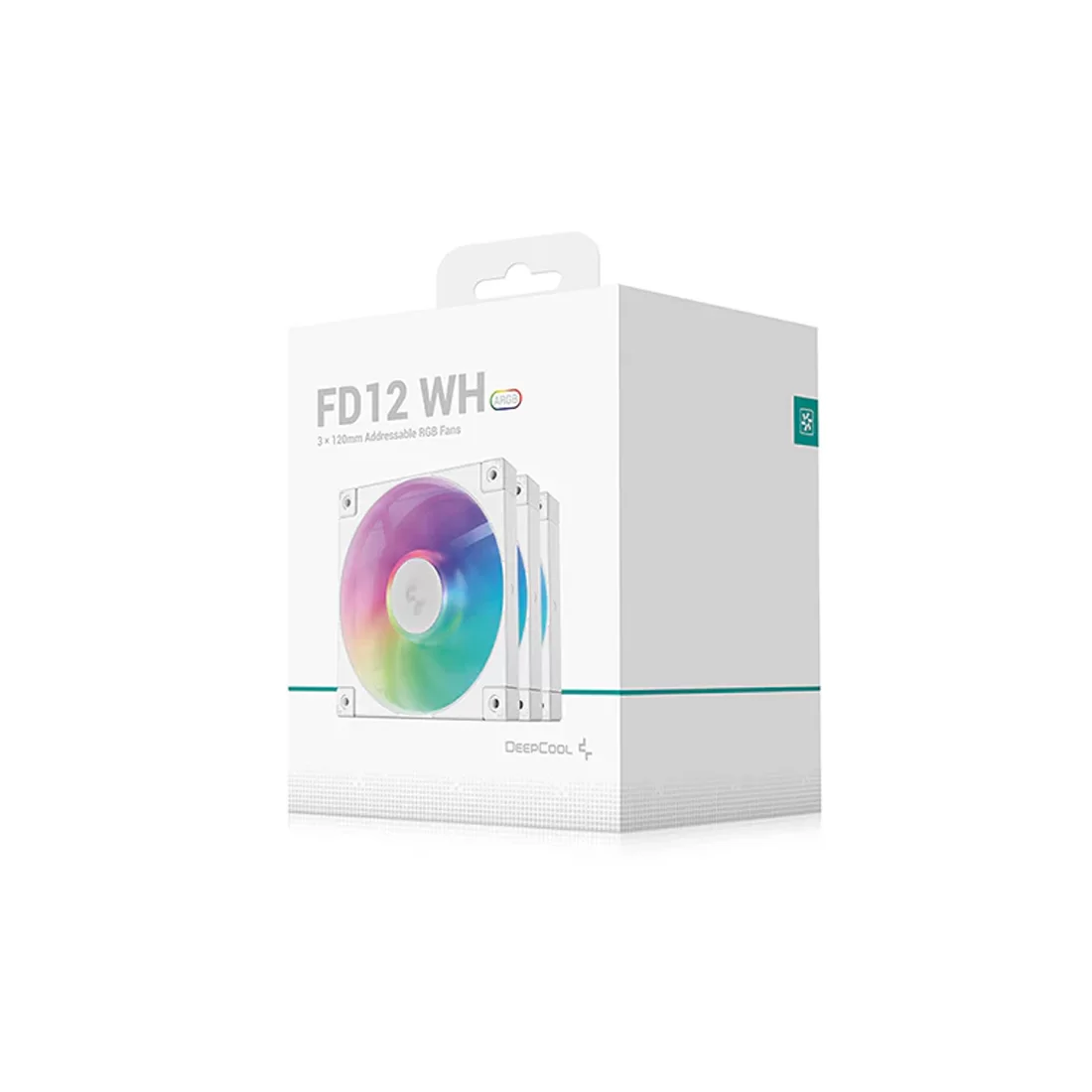 Комплект кулеров для компьютерного корпуса Deepcool FD12 ARGB WH-3 в1 – купить недорого с доставкой по Алматы и Казахстану