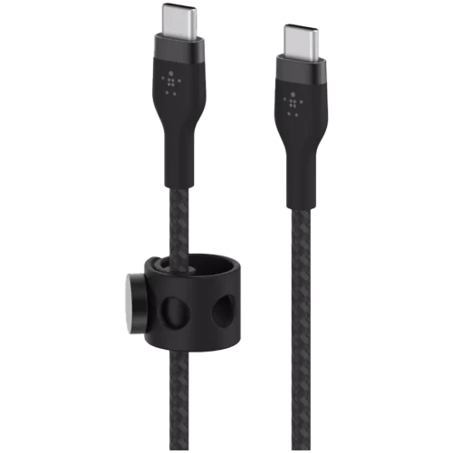 Кабель BELKIN USB-C to USB-C 2.0 Braided silicone, 1M, Black — купить в Казахстане | neom.kz