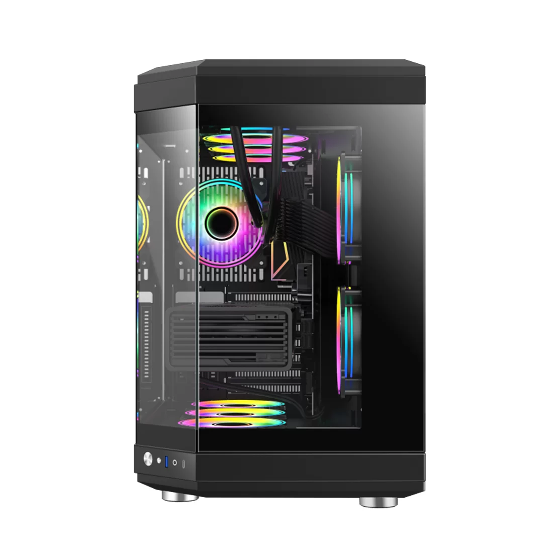 Компьютерный корпус Gamemax HYPE Black без Б/П фото 2