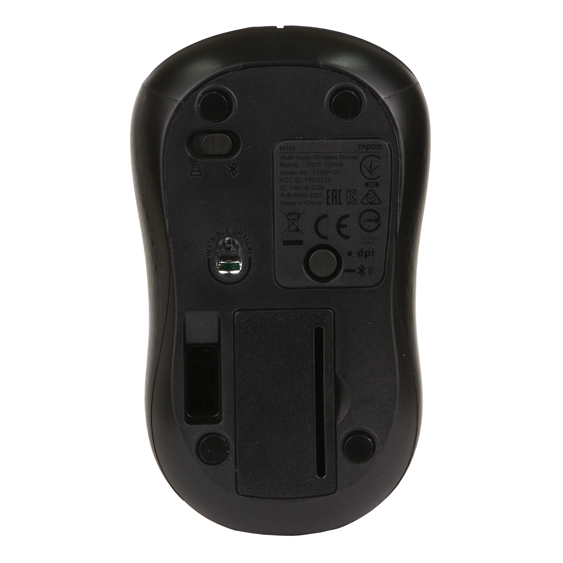 Мышь беспроводная Rapoo M160 Silent 14211, 3 кнопки, 2400 dpi, чёрная – купить недорого с доставкой по Алматы и Казахстану фото 4