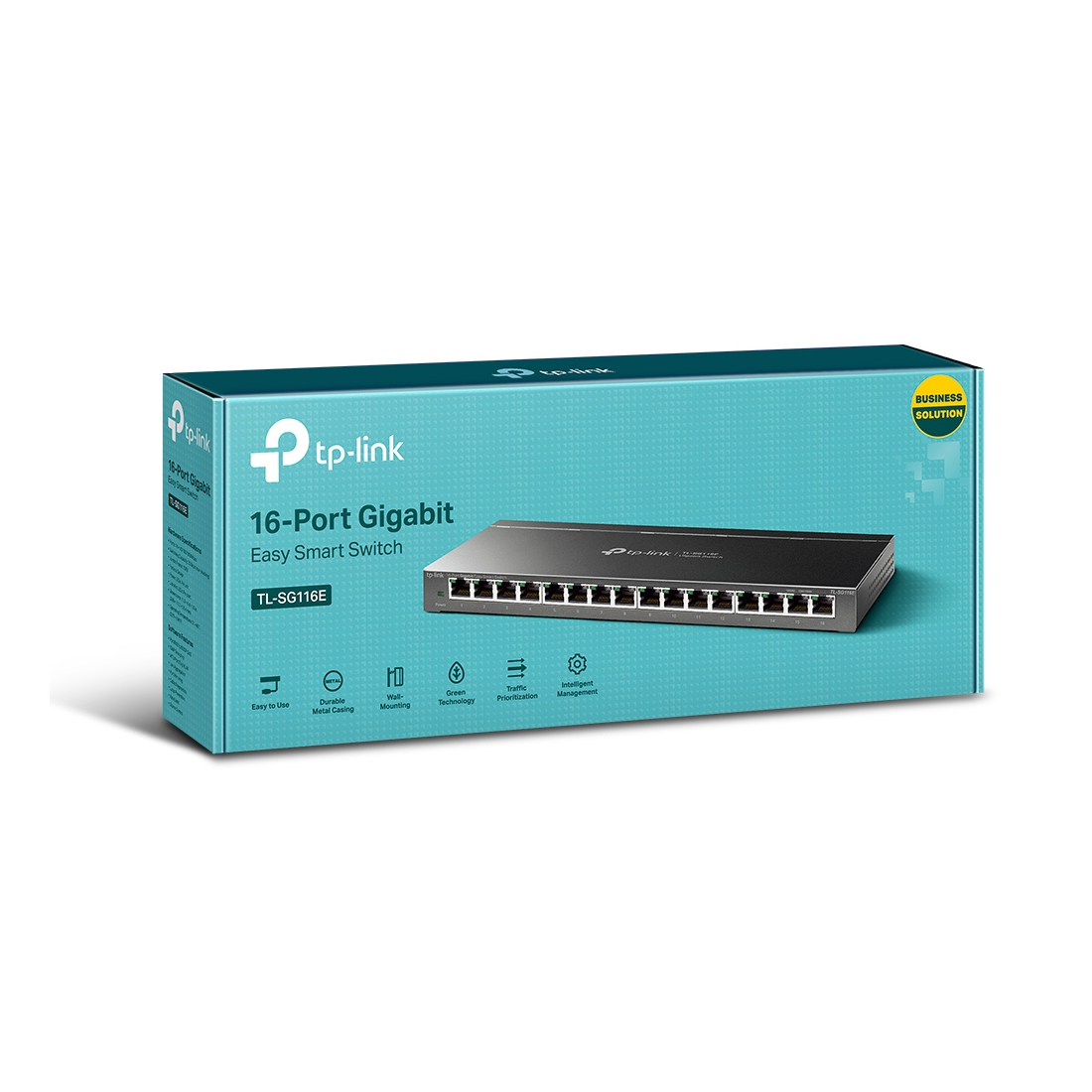 Коммутатор TP-Link TL-SG116E, 16 портов 1 Гбит/с, управляемый L2 – купить недорого с доставкой по Алматы и Казахстану