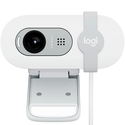 Веб-камера Logitech Brio 100, 1920x1080, белая — купить в Казахстане | neom.kz