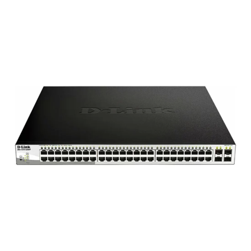 Коммутатор D-Link DGS-1210-52MPP/E2A, 48 портов 1 Гбит/с, PoE, управляемый L2 — купить в Казахстане | neom.kz