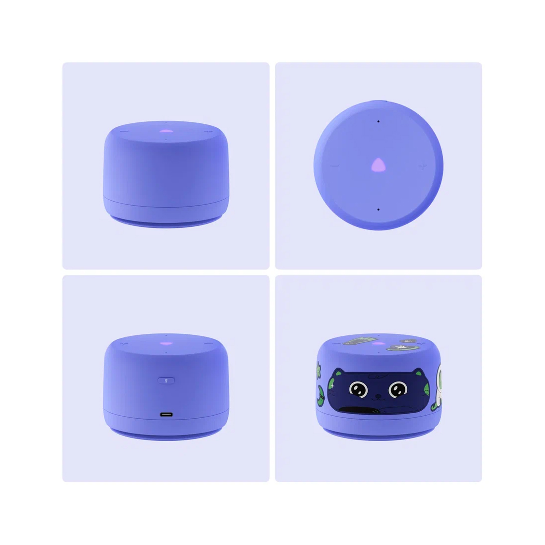 Яндекс Станция Лайт 2 с Алисой без часов, 6Вт, Фиолетовый – купить недорого с доставкой по Алматы и Казахстану фото 2