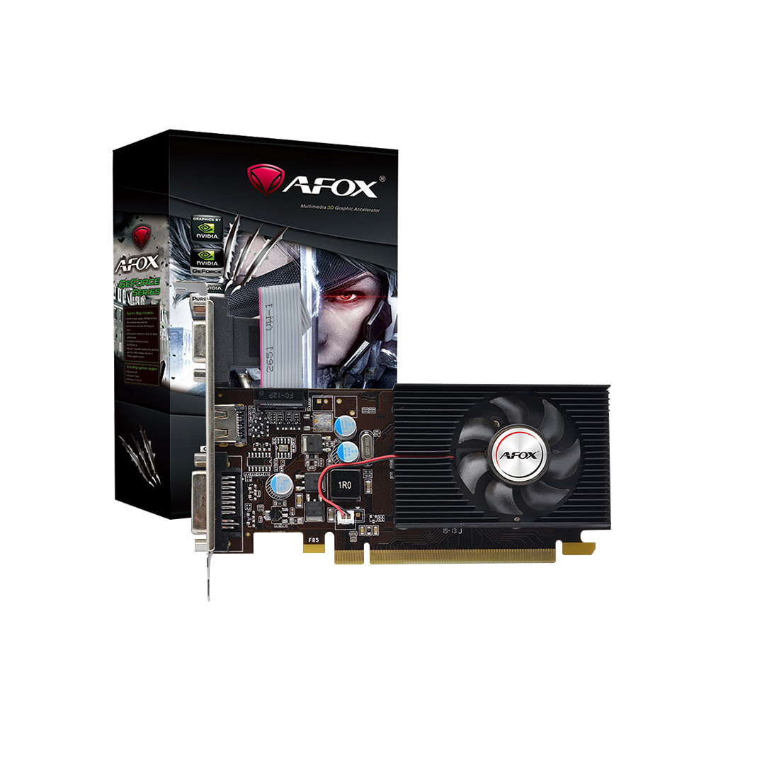Видеокарта AFOX G210 1GB D3 LP Single Fan (AF210-1024D3L5) фото 3