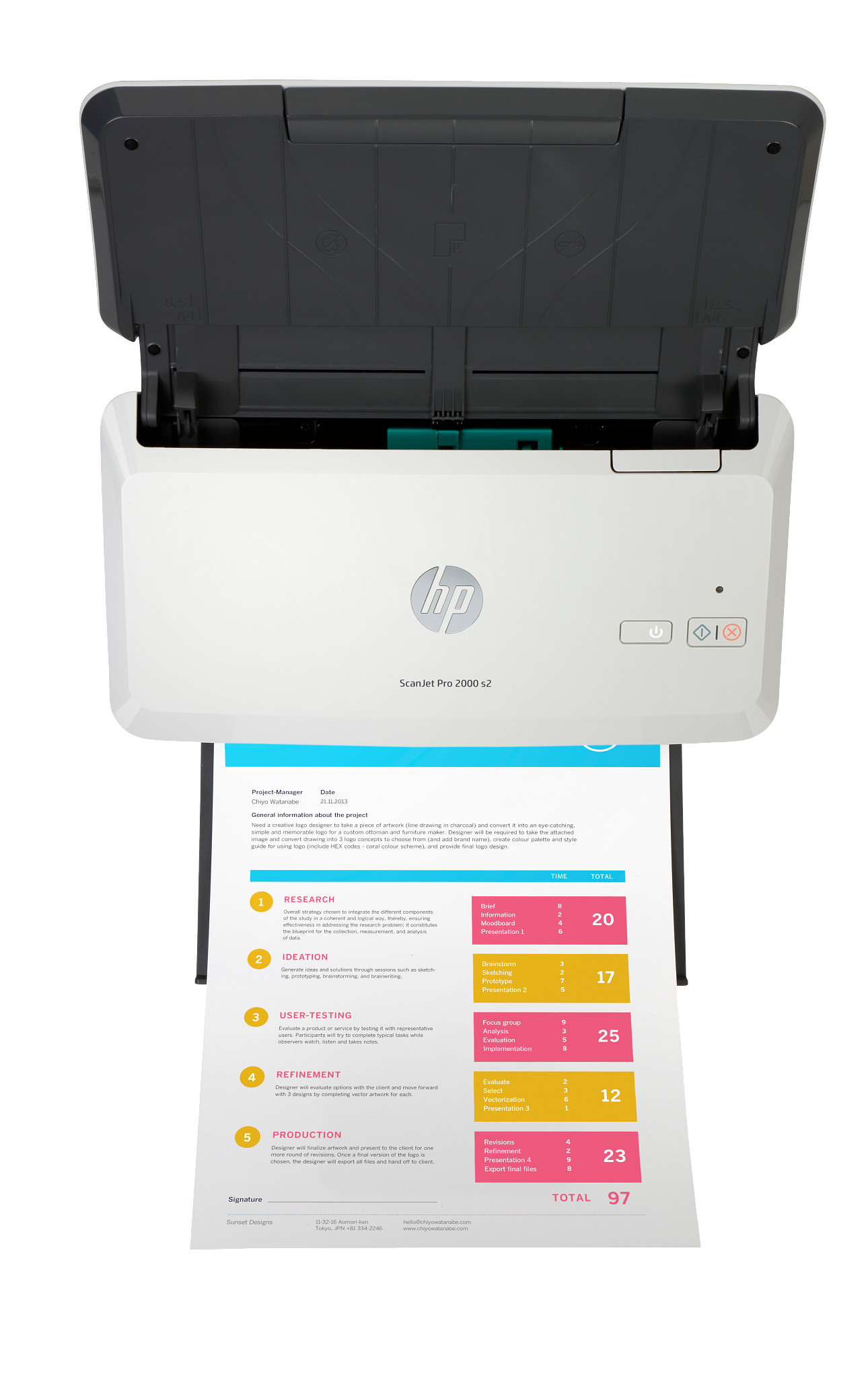 Сканер HP ScanJet Pro 2000 s2, протяжный, A4, 35 стр/мин (6FW06A) сканер фото 6