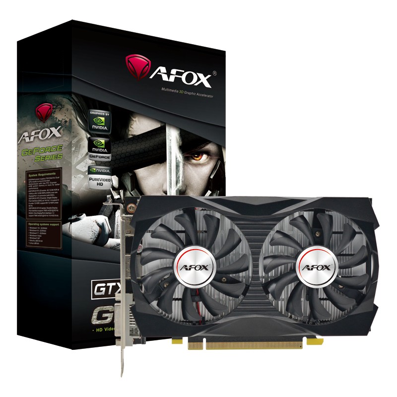 Видеокарта Afox GeForce GTX 1050 Ti Dual Fan 4GB GDDR5 (AF1050TI-4096D5H5-V10) фото 5