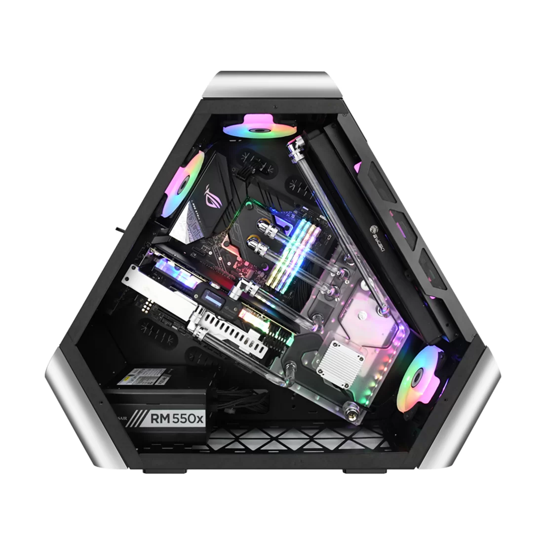 Компьютерный корпус Jonsbo TR03-G Silver без Б/П фото 2