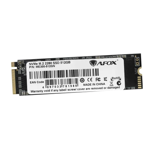 SSD-накопитель Afox ME300 512GB M.2 2280 PCIe 3.0 NVMe (ME300-512GN)