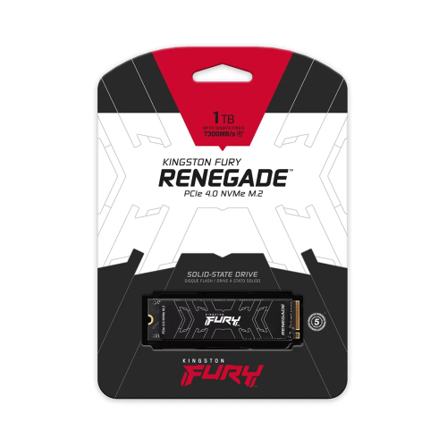SSD накопитель 1 TB Kingston Fury Renegade (SFYRSK/1000G), M.2, PCIe 4.0