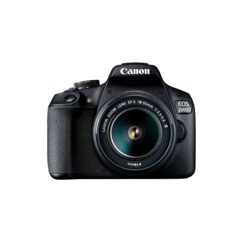 Цифровой зеркальный фотоаппарат Canon EOS 2000D kit EF-S 18-55 DC III Black (2728C007AA) – купить недорого с доставкой по Алматы и Казахстану