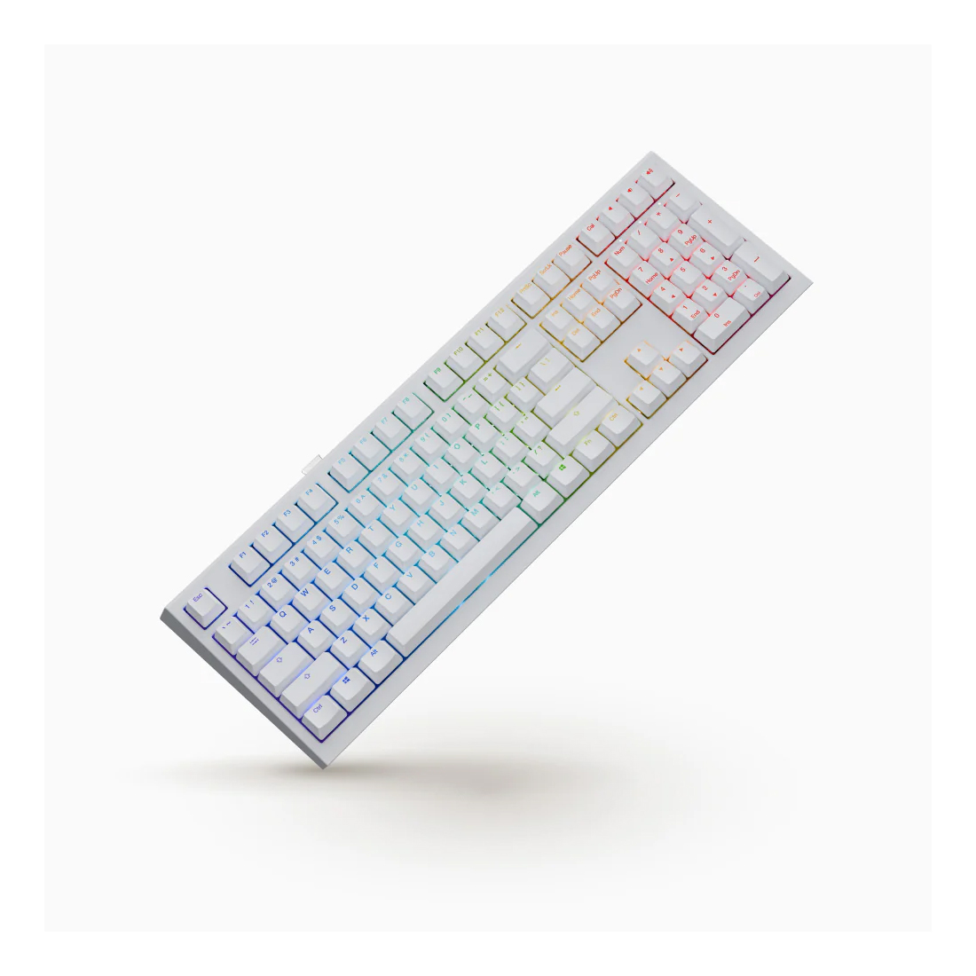 Клавиатура игровая механическая беспроводная Ducky One X WH, белая – купить недорого с доставкой по Алматы и Казахстану