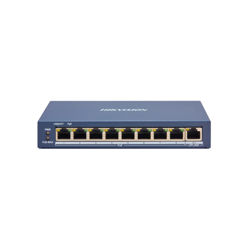 Коммутатор Hikvision DS-3E1309P-EI (B), 8 портов 1 Гбит/с, PoE, управляемый L2 — купить в Казахстане | neom.kz