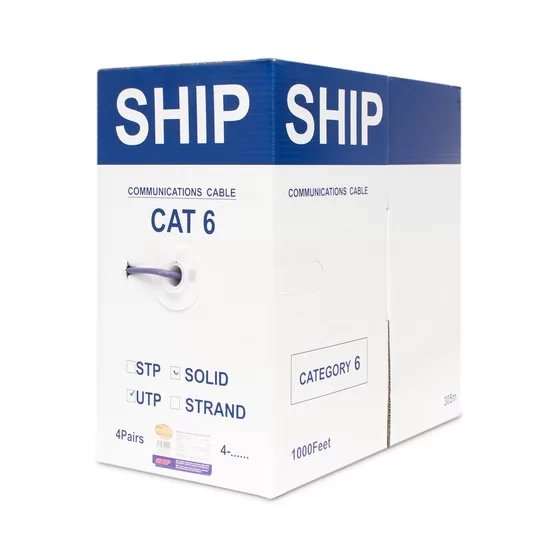 Кабель сетевой SHIP D165A-L Cat.6 UTP 30В LSZH – купить недорого с доставкой по Алматы и Казахстану фото 3