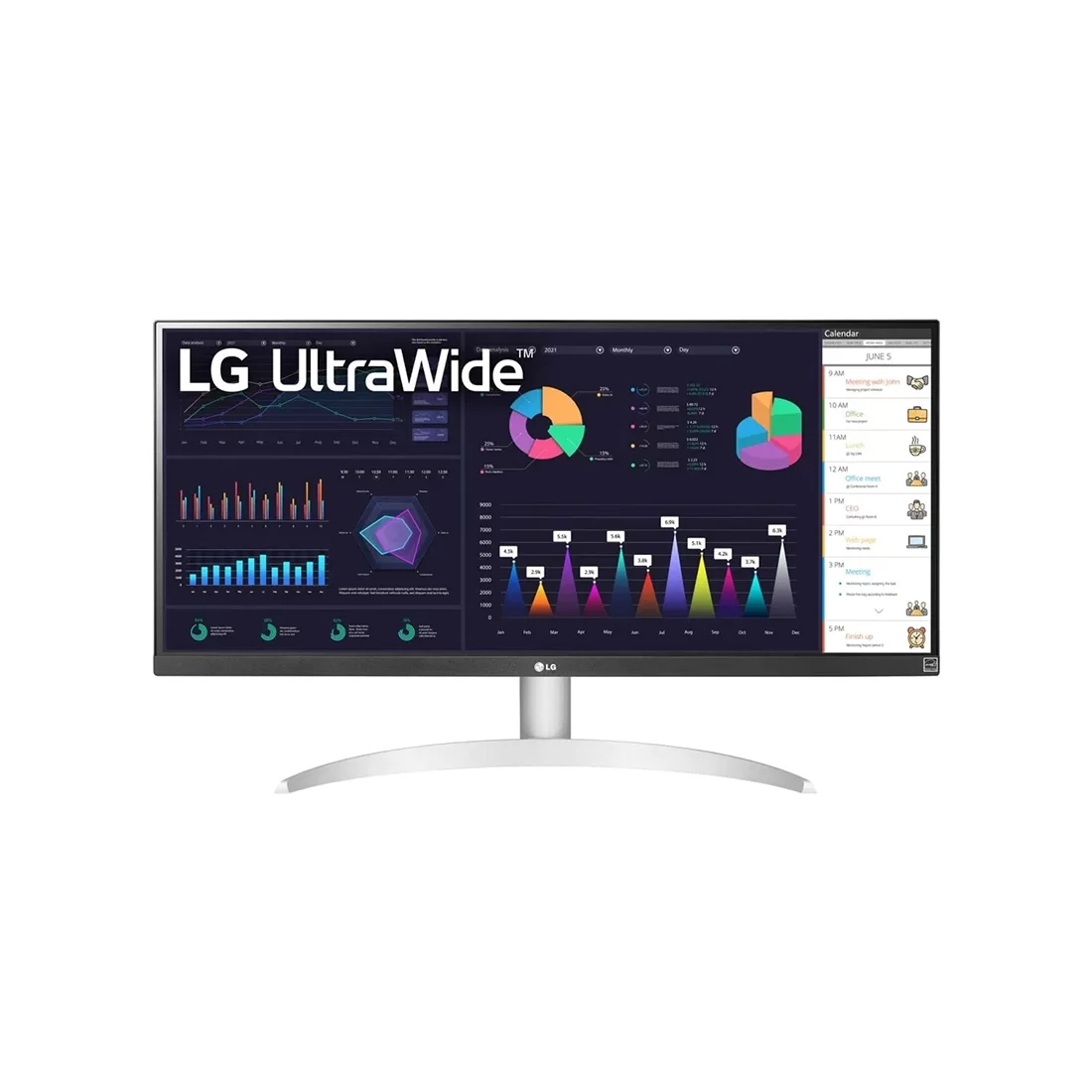 Монитор 29" LG 29WQ600 White – купить недорого с доставкой по Алматы и Казахстану фото 2