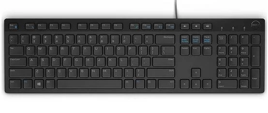 Клавиатура мембранная проводная Dell KB216, чёрная – купить недорого с доставкой по Алматы и Казахстану