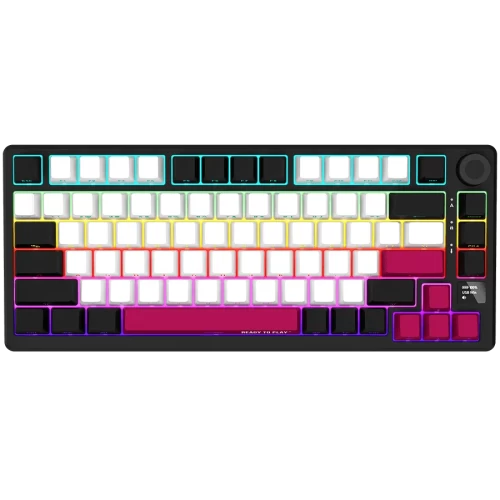 Клавиатура игровая механическая беспроводная LORGAR KBP7075W Black/Red — купить в Казахстане | neom.kz