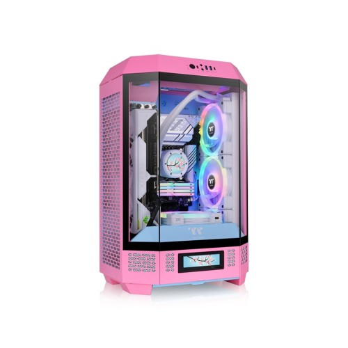 Корпус Thermaltake The Tower 300 Bubble Pink, Mini Tower, розовый, без БП