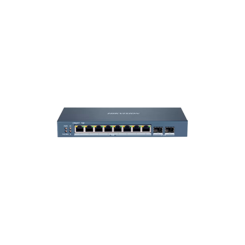 Коммутатор Hikvision DS-3E1510P-SI, 8 портов 1 Гбит/с, 2×SFP, PoE, управляемый L2 — купить в Казахстане | neom.kz