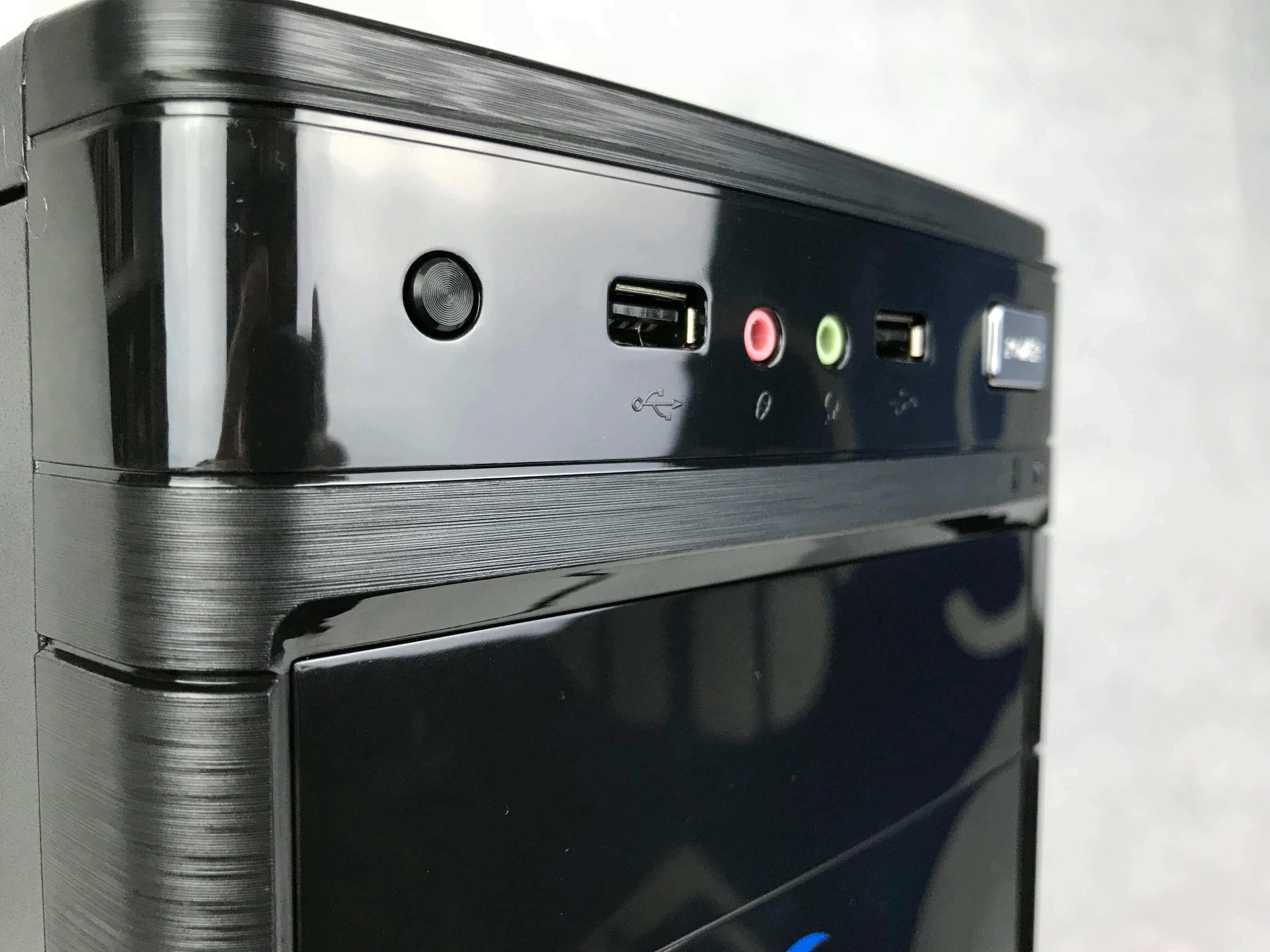 Корпус SMART SX-C5835, microATX, 360*175*365mm, 0.4mm, 2xUSB, BLACK, без БП фото 3