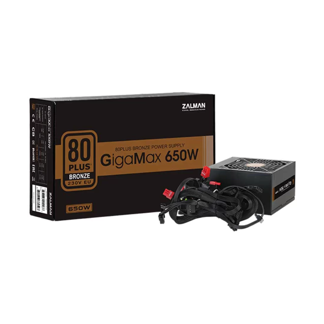 Блок питания Zalman GigaMax 650W ZM650-GVⅡ Bronze – купить недорого с доставкой по Алматы и Казахстану фото 3
