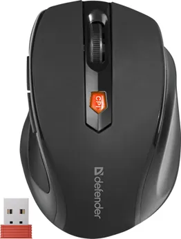 Мышь беспроводная Defender Ultra MM-315 черный,6 кнопок, 800-1600 dpi, НОВИНКА! — купить в Казахстане | neom.kz