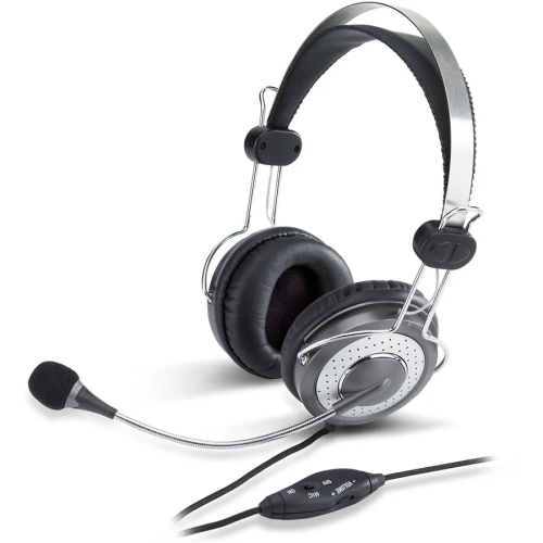 Гарнитура Genius HS-04SU, регулируемое складное оголовье, мягкие удобные амбушюры, выносной микрофон с… — купить в Казахстане | neom.kz