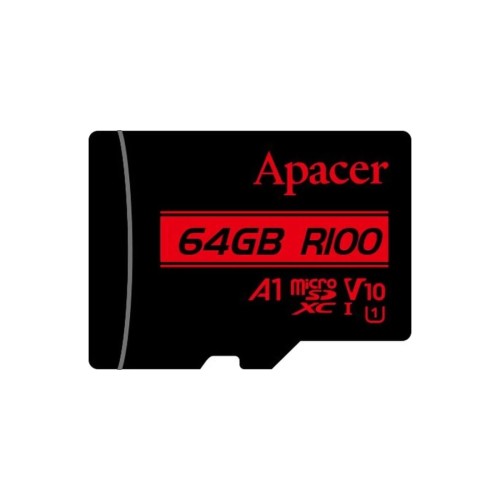 Карта памяти Apacer R100 microSDXC 64 ГБ, U1 V10 A1, без адаптера — купить в Казахстане | neom.kz