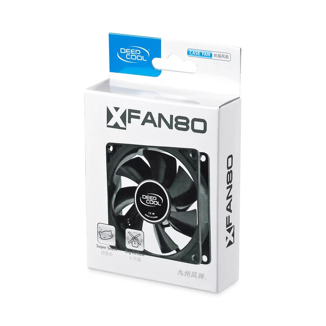 Кулер для компьютерного корпуса Deepcool XFAN 80 – купить недорого с доставкой по Алматы и Казахстану